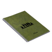 軍隊戦術部隊 – 陸軍シルエット ノートブック (右側)