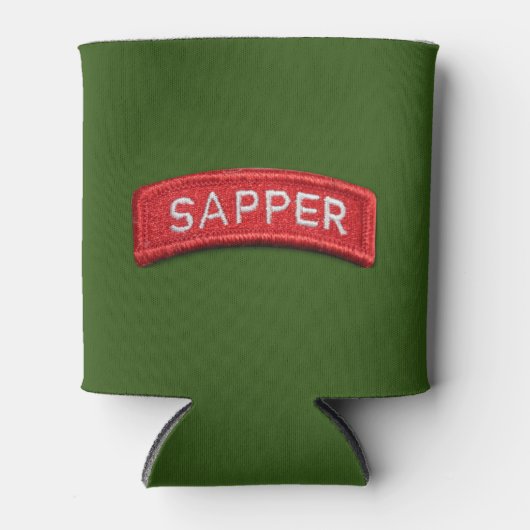 軍隊戦闘技術者サパー退役軍人ヴェッツ 缶クーラー (正面)