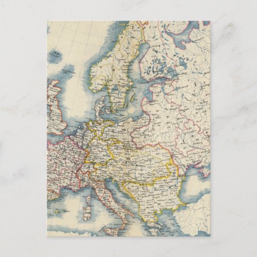 軍隊政治地図 ポストカード (正面)