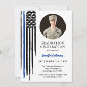 軍隊旗空軍基本訓練卒業 招待状 (正面)