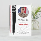 軍隊旗、海兵士育成卒業 招待状 (スタンド正面)