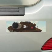 軍隊槽 バンパーステッカー (車上)