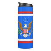 軍隊沿岸警備隊の防衛エンブレムをパーソナライズ タンブラー (回転右)