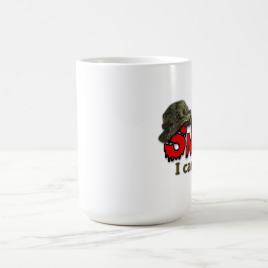 軍隊海軍の海兵隊スナイパー コーヒーマグカップ (中央)