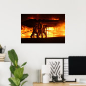 軍隊消防士 ポスター (ホームオフィス)