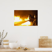 軍隊消防士 ポスター (キッチン)