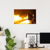 軍隊消防士 ポスター (ホームオフィス)