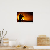 軍隊消防士 ポスター (キッチン)