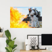 軍隊消防士 ポスター (ホームオフィス)