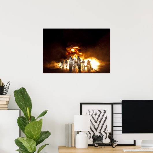 軍隊消防士 ポスター (ホームオフィス)