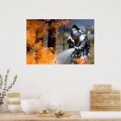 軍隊消防士 ポスター (キッチン)