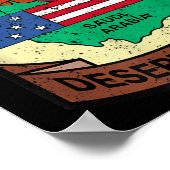 軍隊湾岸戦争作戦デザートストームUsa Insigg ポスター (角)