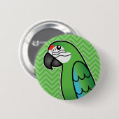 軍隊漫画マコーパロットバード 缶バッジ (正面&裏面)