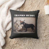 軍隊犬と疲れ果てた兵士 クッション (ブランケット)