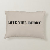 軍隊犬の愛でハンダ アクセントクッション (裏面)