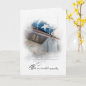 軍隊犬タグのバイブル カード (黄色い花)