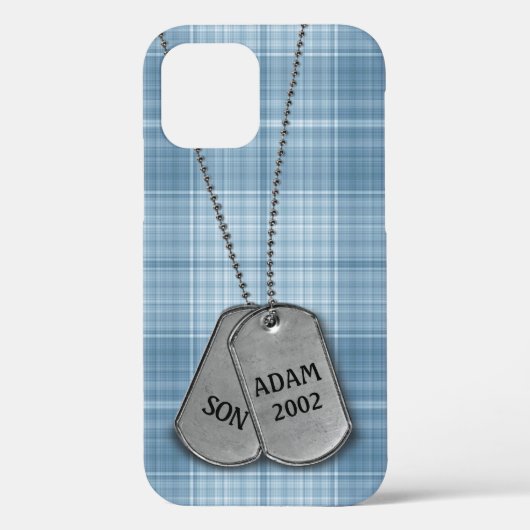 軍隊犬タグをプレイド Case-Mate iPhoneケース (裏面)