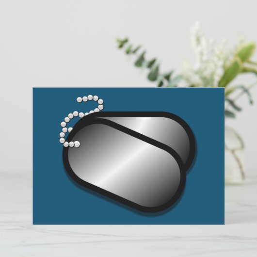 軍隊犬タグ (スタンド正面)