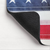 軍隊犬タグUSA国旗 マウスパッド (コーナー)