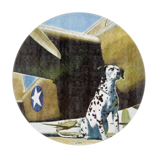 軍隊犬 カッティングボード (正面)