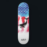 *~*軍隊獣医赤白青国旗 スケートボード<br><div class="desc">*力強く強化された/アメリカ国旗にコズミックドルフィンシルエットをインブー*コズミックドルフィンシルエットを持つ愛国的なアメリカ国旗。..このデザインは、古い栄光と星と縞模様として知られる米国国旗を特集している。この水色アメリカ国旗のデザインは、星と星の型枠の色の赤白青を含ストライプのむ。*7月素晴らし4日のお祝いで、アメリカの軍隊と勇敢な退役軍人を称える。あなたのイニシャル/モノグラムまたは名前のための宇宙がある。フォント、サイもしズ、色を変更するデザイナーツールを使用する。カスタマイズ望み通りに===== =============================================================================私の名前はアンナ・ローザで、私は2001年以来、霊気治癒エネルギーと私のエネルギー治癒モダリティAurora Mistica(R)の両方をチャネリングする国際的に知られている距離リモートエネルギーヒーラーである。私のすべてのデザインと製品は、甘い穏やかなヒーリングエネルギーでリモートで精力的に強化されている。良いバイブ楽しむス：)より多くの癒しのエネルギーのバイブが私のリモートの距離の癒しのサイトを訪問する素晴らし: http://www.reikiwithtrust.com http://auroramisticadistancehealing.com. http://facebook.com/annarosaeverythingenergy免責条項：私が距離のヒーラーとして行うことは、医療や心理的なサービスの代替ではなく、賛辞であると意図されている。あなたの不均衡と苦情のための健康または心理的なプロフェッショナルを参照しなさい。</div>