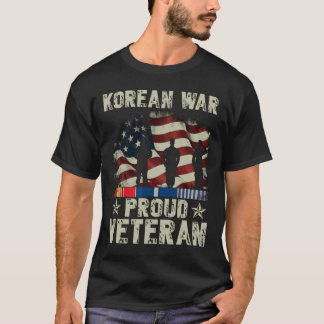 軍隊男性の韓誇りを持った国戦争復帰 Tシャツ