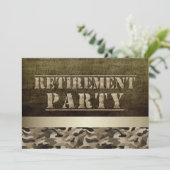 軍隊疲労リタイアメントパーティー 招待状 (スタンド正面)