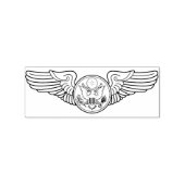 軍隊登録された航空機乗務員翼スタンプ ラバースタンプ (インプリント)