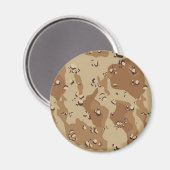 軍隊砂漠カモフラージュ背景 マグネット (正面/裏面)