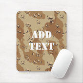 軍隊砂漠「チョコレートチップ」迷彩画 マウスパッド (マウス)