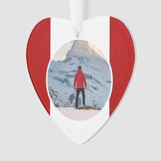 軍隊祈りの言葉とフォトオーナメント オーナメント (正面)