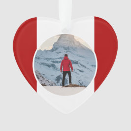 軍隊祈りの言葉とフォトオーナメント オーナメント