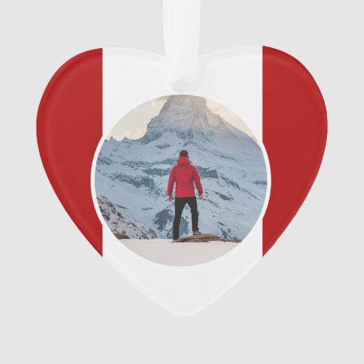 軍隊祈りの言葉とフォトオーナメント オーナメント (正面)