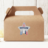 軍隊空力行きパーティー遠くにカップケーキピック 星シール