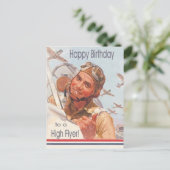 軍隊空力誕生日葉書 ポストカード (スタンド正面)