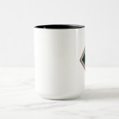 軍隊第4 INF DIVの歩兵部隊の退役軍人の獣医 マグカップ (中央)