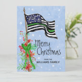 軍隊細緑線旗柊の赤ベリー シーズンカード (スタンド正面)