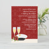 軍隊結婚式招待状 招待状 (スタンド正面)