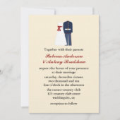 軍隊結婚式招待状 招待状 (正面)