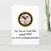 軍隊結婚式招待状 招待状 (裏面)