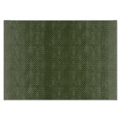 軍隊緑カーボン繊維のプリント カッティングボード (正面)