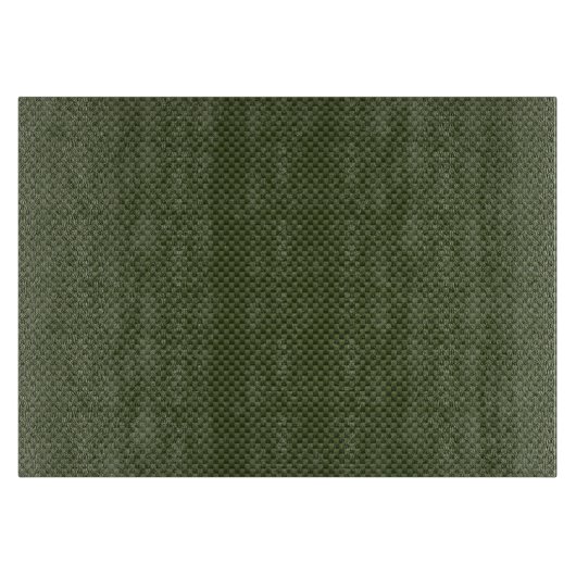 軍隊緑カーボン繊維のプリント カッティングボード (正面)