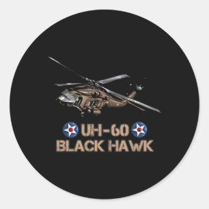 軍隊航空機Uh-60ブラックホークホイヘリ ラウンドシール