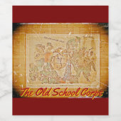 軍隊芸術海兵隊ラベル ワインラベル (シングルラベル)