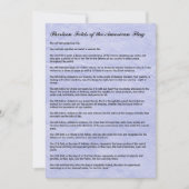 軍隊葬儀13アメリカ国旗のカード (正面)