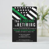 軍隊薄緑ライン軍引退パーティー 招待状 (スタンド正面)