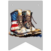 軍隊行遠くにくバナー私は後で私はブーツを参照 バンティングフラッグ (第2の旗)