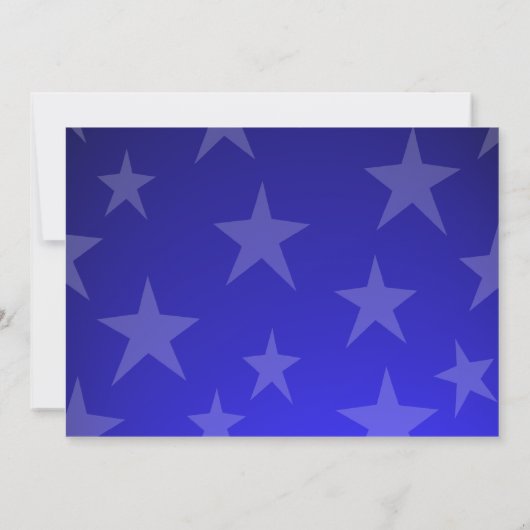 軍隊行遠くにパーティー 招待状 (裏面)