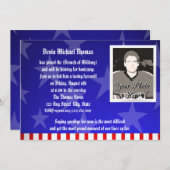 軍隊行遠くにパーティー 招待状 (正面/裏面)