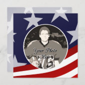 軍隊行遠くにパーティー 招待状 (正面/裏面)